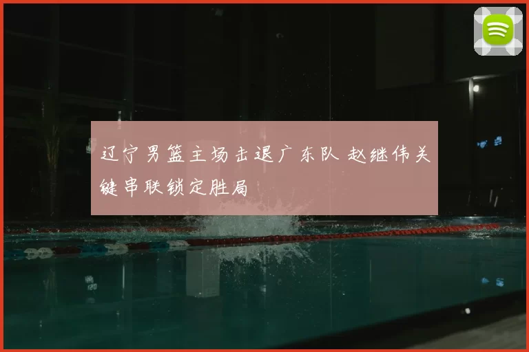 辽宁男篮主场击退广东队 赵继伟关键串联锁定胜局
